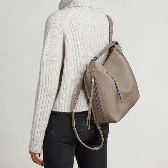 All Saints Handbags - NWT All Saints Kita Lea Taupe grey